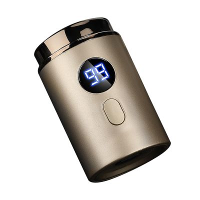 Dioche Electric Mini Rechargeable Full Body Wash Travel Car Portable Men's Smooth Efficient Shave Compact Size (Gold)