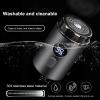 Dioche Electric Mini Rechargeable Full Body Wash Travel Car Portable Men's Smooth Efficient Shave Compact Size (Gold) view 3