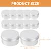 IWOWHERO 12Pcs 80Ml Aluminum Lip Balm Tins Screw-Top Multi-Function Cream Containers for Skincare Travel Cosmetic Accessories view 2