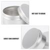IWOWHERO 12Pcs 80Ml Aluminum Lip Balm Tins Screw-Top Multi-Function Cream Containers for Skincare Travel Cosmetic Accessories view 3