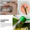 IWOWHERO 12Pcs 80Ml Aluminum Lip Balm Tins Screw-Top Multi-Function Cream Containers for Skincare Travel Cosmetic Accessories view 4