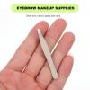 Gogogmee 4Pcs Silver Metal Eyebrow Grooming Tweezers Set with Precision Tips for Women, Mini Brow Hair Removal Tools for Facial Makeup and Travel Use view 4