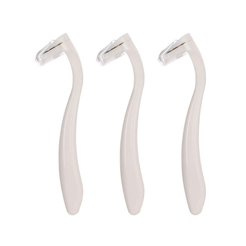 GANAZONO Women Razor Shaver Hair Removal 3pcs Disposable Intimate Arm and Leg Hair Razor for Body Shaving and Bikini Area Grooming