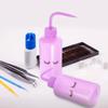 TOVINANNA 6Pcs 250Ml Portable Squeeze Bottles for Eyelash Cleaning with Curved Nozzle, Plastic Refillable Washing Bottles for Beauty Salon and Personal Care Use view 3