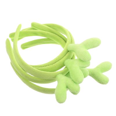 ABOOFAN 5Pcs Green Bean Sprout Headbands Lightweight Spa Beauty Hairbands for Exercise Gathering Cute Plant Hair Accessories