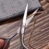 PRETYZOOM 2Pcs Men'S Beard and Eyebrow Scissors Stainless Steel Small Facial Hair Trimming Scissors with Pointed and Rounded Tips for Precise Grooming view 4