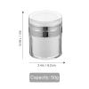 HOOTNEE Airless Pump Lotion Bottles 2pcs 50Ml Vacuum Press Dispensing Containers for Facial Cream Skincare Travel Cosmetics view 2