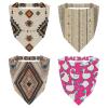 RODAILYCAY 4 Pack Hair Scarf Headband for Women Girls Abstract Retro Ethnic Pattern Non Slip Head Covers Elastic Triangle Head Scarf Bandana view 1