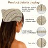 RODAILYCAY 4 Pack Hair Scarf Headband for Women Girls Abstract Retro Ethnic Pattern Non Slip Head Covers Elastic Triangle Head Scarf Bandana view 3