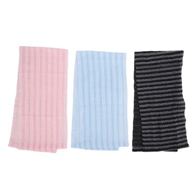 ZJchao Exfoliating Shower Towel, Hexagonal Woven Dual Texture Body Face Scrubber for Sensitive Skin with Quick Drying Portable for Men Women Travel Gym (3pcs)