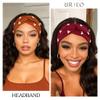 Urieo Wide Pearl Headband Stretchy Hair Bands Workout Yoga Hair Accessories for Women view 2