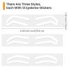 36 Pcs Disposable Eye Brow Stencils for Shaping, Ymapinc Eyebrow Tape Kit, Brow Mapping Kit, Natural Looking Easy Eyebrow Shaper for Women/Older Women, Makeup Tinting/Shaping Templates view 2