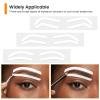 36 Pcs Disposable Eye Brow Stencils for Shaping, Ymapinc Eyebrow Tape Kit, Brow Mapping Kit, Natural Looking Easy Eyebrow Shaper for Women/Older Women, Makeup Tinting/Shaping Templates view 4