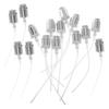 HAMPPLIES 15pcs Silver Plastic Perfume Spray Pump Head for 13mm Bottles view 1