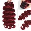 Ciracevi 99J Red Body Wave Human Hair Bundles 15A Raw Indian Hair Bundle burgundy Body Wave Bundles Hair Extensions(3 bundles 22 24 26) view 2