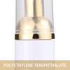 COLLBATH Foaming Pump Bottle Set 6Pcs 50Ml White Pet Bubble Making Dispenser for Facial Cleanser Travel Cosmetic Lotion Storage with Gold Metallic Pump Heads view 3