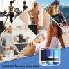 WASTROYAL Silicone Travel Bottle Set 8-Piece Refillable Leakproof Toiletry Containers with Bag Gym & Vacation Essentials (Dark Brwon) view 4