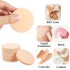 24 PCS Makeup Sponges, Facial Makeup Sponge for Foundation Blending Cosmetic Sponges Beauty Foundation Powder for All Skin Types Wet and Dry Dual Use(Skin, Round) view 3
