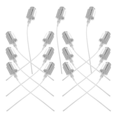 15pcs Silver 13mm Perfume Bottle Spray Heads Replacement Press Nozzles