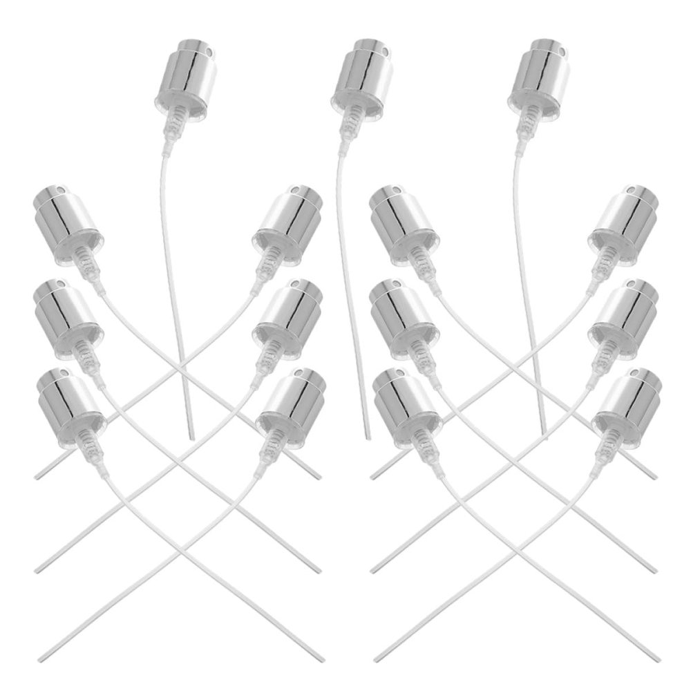 15pcs Silver 13mm Perfume Bottle Spray Heads Replacement Press Nozzles