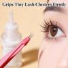 6 Pcs Lash Tweezers Flat-Tip Blunt-Safe Applicator view 4