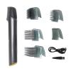 BRRNOO USB Rechargeable Body Hair Trimmer for Men Electric Groin Ball Pubic Trimmer with Extendable Arm 5 Pcs Guide Combs Personal Groomer for Sensitive Areas ABS Material view 2