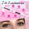 White Lash Bond and Seal Lash Glue Waterproof Clear Lash Cluster Glue For Eyelash Clusters Sweatproof Long Lasting Invisible Lash Extension Adhesive DIY At Home by Zegaine view 2
