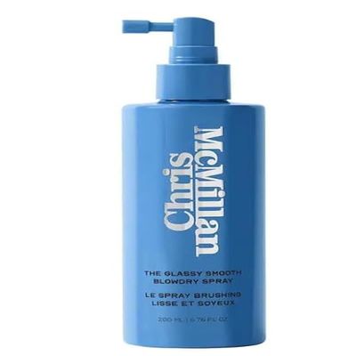 Chris McMillan - Anti-Frizz Blowdry Spray for Smooth, Shine-Enhancing, Salon Results, Glossy Hair - Lightweight Heat Protectant Mist for Shine, Softness & Frizz Control - (6.76 oz)