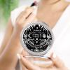 EOQIFJM Skull Skeleton Witch Board Tarot Black Art Portable and Compact Makeup Mirror, Suitable for Carrying Outside view 4