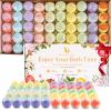 Organic Bath Bombs Set 50 PCS with 10 Rich Scents, Handmade Bath Bombs for Women with Essential Oils, Natural Bubble Bath for Moisturizing Skin, Spa Gift for Mother's Day Christmas Birthday Easter view 1
