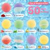 Organic Bath Bombs Set 50 PCS with 10 Rich Scents, Handmade Bath Bombs for Women with Essential Oils, Natural Bubble Bath for Moisturizing Skin, Spa Gift for Mother's Day Christmas Birthday Easter view 2