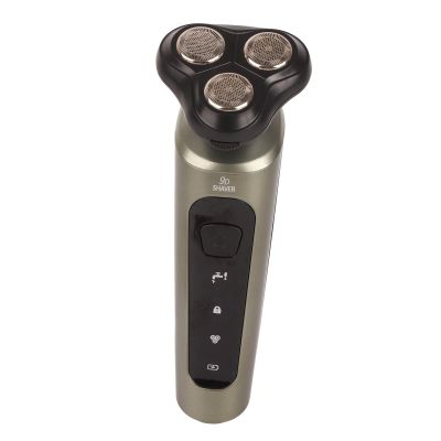 YUYTE 9D Electric Shaver, 4 in 1 Multifunctional Hair Clipper Face Cleaner with USB Charging and Cleaning Brush, for Home Salon Travel