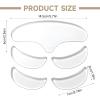 5 Pcs Anti-wrinkle Patches Facial Wrinkle Patches Reusable Silicone Forehead Wrinkle Pads Wrinkles Silicone Patch Moisturizing Firming Fine Line Pads Overnight Wrinkles Moisturizing Pad for Women Men view 2