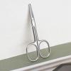 Eyebrow Scissors, Small Scissors for Facial, Nose, Eyebrow, Mustache, and Beard Hair Trimming & Grooming, Safety Edge view 1
