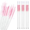 180 Pcs Ear Hole Cleaner, Earring Cleaner for Ear Piercing Aftercare, Nose Ring Cleaners, Earring Hole Cleaning Line for Odor Removal, Gentle Ears Care Tool for Women Men Girls(Rose Red) view 1