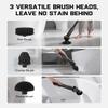 Fanttik 3 Pcs Replacement Brush Heads for Flip G9 Pro Electric Spin Scrubber, Suitable for Fanttik Flip G9 Pro Electric Scrubber Only, Brush Accessories for Bathroom, Shower, Kitchen Floor view 2