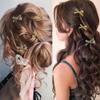 10 pcs Bow Hair Clips Mini Bow Hair Claw Clips for Women Party Weddings Daily Use Hair Accessories (Gold Silver) view 4