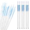 180 Pcs Ear Hole Cleaner, Earring Cleaner for Ear Piercing Aftercare, Nose Ring Cleaners, Earring Hole Cleaning Line for Odor Removal, Gentle Ears Care Tool for Women Men Girls(Blue) view 1