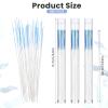180 Pcs Ear Hole Cleaner, Earring Cleaner for Ear Piercing Aftercare, Nose Ring Cleaners, Earring Hole Cleaning Line for Odor Removal, Gentle Ears Care Tool for Women Men Girls(Blue) view 2