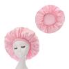 Silk Bonnet Night Sleep Cap, Silk Satin Sleep Bonnet For Women 2 Pcs Multicolor 42cm(Royal blue) view 4