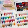 JODSONE Sponge Pat Patting Gel Set Ombre Gel Polish Pallete 32 Colors view 3