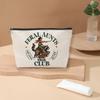 Retro Aunt Makeup Bag, Pregnancy Reveal to Sister Auntie Cosmetic Bag, Pregnancy Announcement, Cool New Aunt, Auntie Gifts for Women Sister Best Friend Bestie Birthday Christmas Travel Toiletry Bags view 3