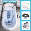 Bubble Bath Spa with Remote, Ultra-Quiet Operation, 6 Color, 93 Targeted Jets with 6 Levels, USB Interface, Anti-Slip Suction view 2