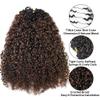 Ssawhair #T1B/4 Afro Kinky Curly Crochet Human Hair Extensions 16" 240g view 4