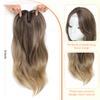 Ms Taj Hair Toppers for Women with Thinning Hair, 18 Inch Straight & Natural Wavy Hair Pieces, 6.5"x6.5" Full Coverage Base, Add Hair Volume for Daily Wear & Multiple Occasions(Brown to Beige Blonde) view 3