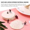 FOYTOKI Natural Loofah Facial Oil Blotting Sheets 40Pcs Oil-Absorbing Face Cleaning Sheets for Oily Skin Makeup Oil Control and Shine Removal view 2