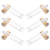 HAMPPLIES 10 Pack Glass Essential Oil Roller Bottles, 5ml Refillable view 1