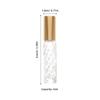 HAMPPLIES 10 Pack Glass Essential Oil Roller Bottles, 5ml Refillable view 2