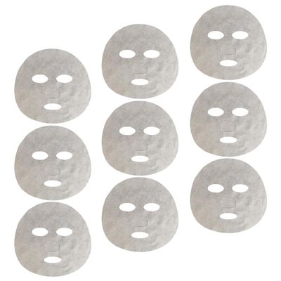 FOYTOKI 50Pcs Facial Mask Sheets Natural Fiber Soft Disposable Skin Care Supply for Women DIY Beauty Face Light-Colored Environmentally Friendly Sheets