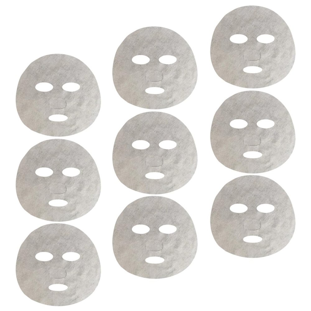 FOYTOKI 50Pcs Facial Mask Sheets Natural Fiber Soft Disposable Skin Care Supply for Women DIY Beauty Face Light-Colored Environmentally Friendly Sheets